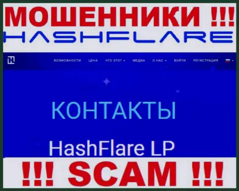 Инфа о юридическом лице мошенников HashFlare Io