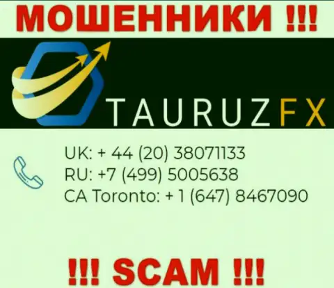 Не берите телефон, когда звонят неизвестные, это могут оказаться интернет лохотронщики из организации Тауруз Инвестор Сервисес Лтд