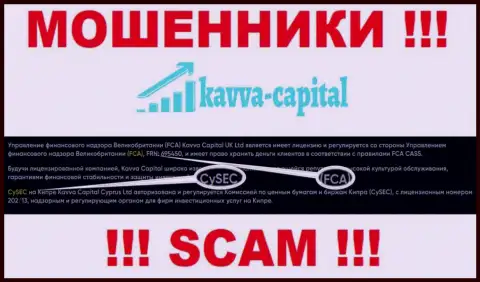 Financial Conduct Authority - это мошеннический регулирующий орган, вроде как курирующий работу Kavva Capital