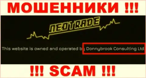 Руководством NeoTrade Pro оказалась компания - Donnybrook Consulting Ltd