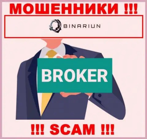 Связавшись с Binariun, можете потерять все денежные активы, потому что их Брокер - это разводняк