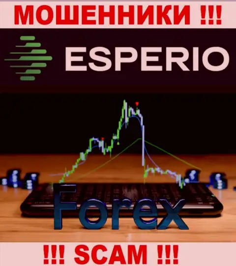 Esperio - это ШУЛЕРА, жульничают в сфере - Forex