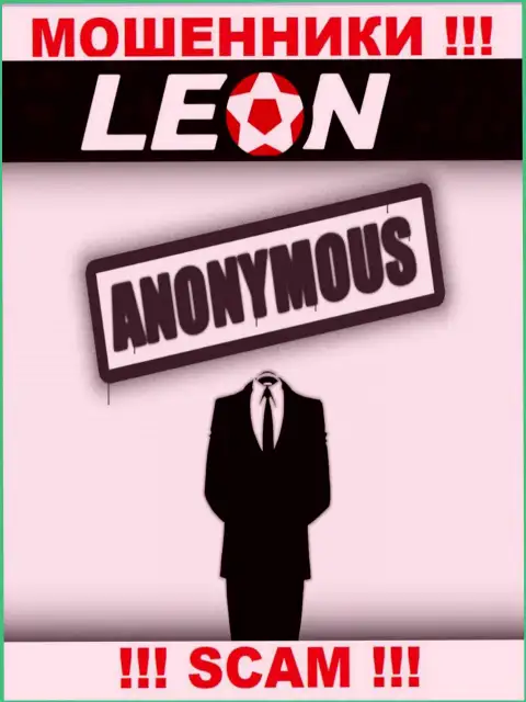 LeonBets Com предоставляют услуги противозаконно, инфу о руководстве прячут
