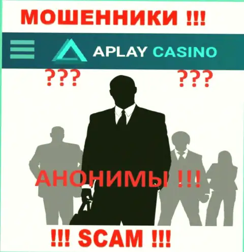 Информация о руководителях APlay Casino, увы, скрыта
