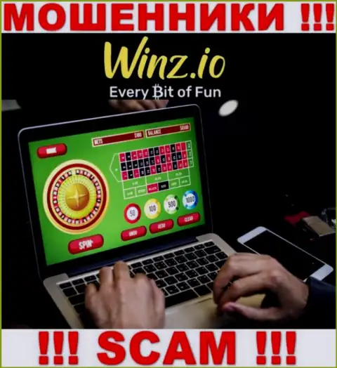 Тип деятельности internet мошенников Винз - это Casino, но помните это разводняк !!!