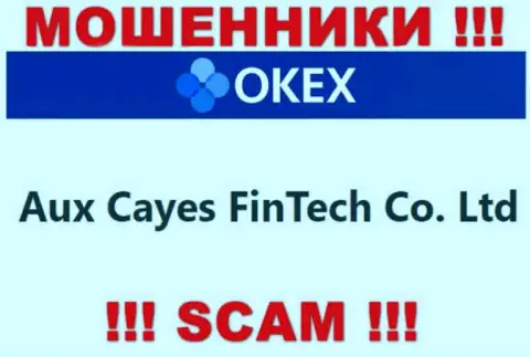 Aux Cayes FinTech Co. Ltd - это контора, владеющая махинаторами OKEx Com
