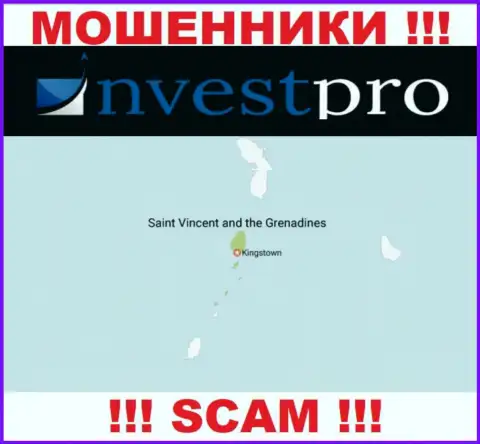 Мошенники NvestPro пустили свои корни на оффшорной территории - St. Vincent & the Grenadines