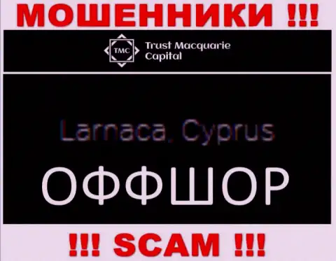 Trust M Capital базируются в офшоре, на территории - Cyprus