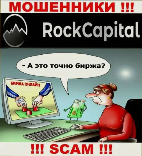 Даже не надейтесь, что отправив дополнительно финансовые активы в организацию Rock Capital сумеете заработать - Вас разводят