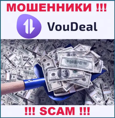 Невозможно вернуть обратно деньги с дилинговой конторы VouDeal, исходя из этого ни рубля дополнительно заводить не советуем