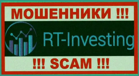 Логотип МОШЕННИКОВ РТ-Инвестинг Ком