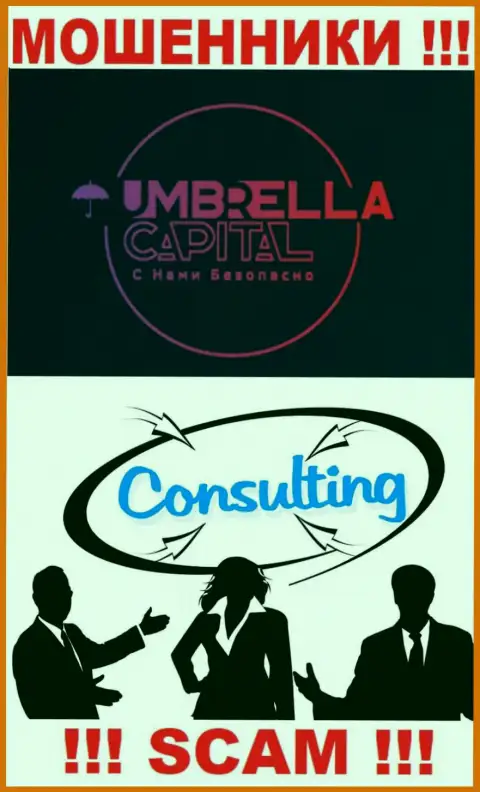 Umbrella Capital - это АФЕРИСТЫ, направление деятельности которых - Консалтинг