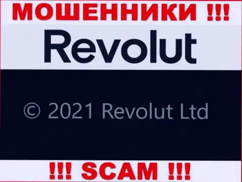 Юридическое лицо Revolut - это Револют Лтд, именно такую инфу предоставили лохотронщики у себя на информационном сервисе