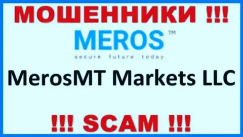 Организация, которая управляет мошенниками Мерос ТМ - это MerosMT Markets LLC