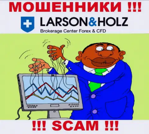 Прибыль с организацией Larson Holz Вы не заработаете  - не ведитесь на дополнительное вложение финансовых активов