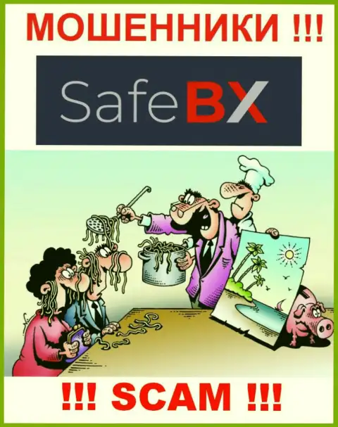 Пользуясь доверчивостью лохов, SafeBX затягивают жертв к себе в лохотрон