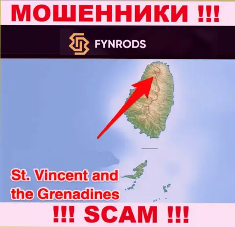 Fynrods Com - это МОШЕННИКИ, которые зарегистрированы на территории - Saint Vincent and the Grenadines