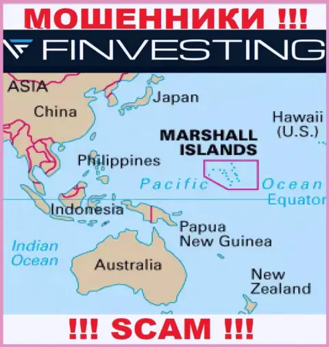 Маршалловы Острова - официальное место регистрации конторы Finvestings Com