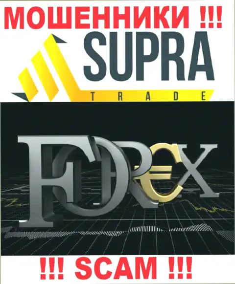 Не надо доверять денежные активы SupraTrade Io, так как их направление деятельности, Форекс, обман