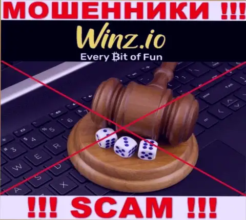 Winz Casino беспроблемно уведут Ваши денежные вклады, у них нет ни лицензии, ни регулятора