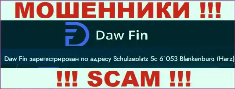Daw Fin предоставляют своим клиентам фейковую информацию о оффшорной юрисдикции