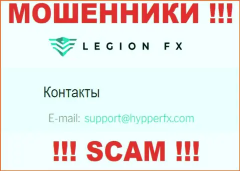 Е-майл мошенников HypperFX, Inc - инфа с сайта конторы